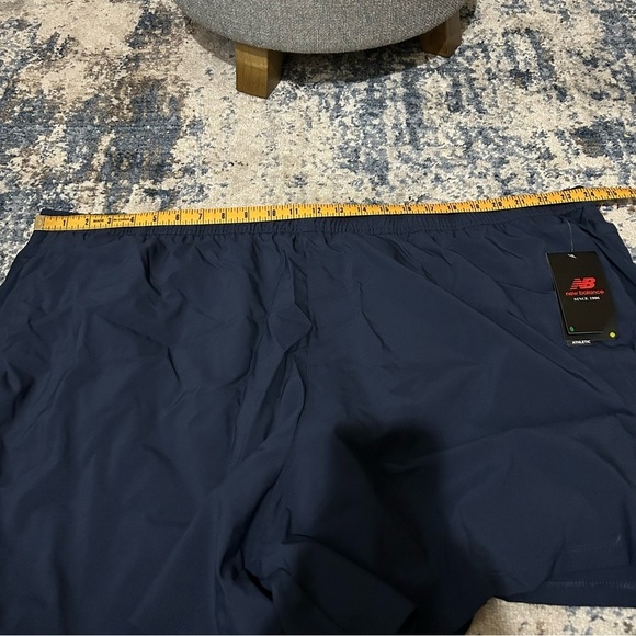 NWT New Balance Navy Blue Dry Wick inner Brief Lining Athletic Shorts Size 5XL - Picture 5 of 7